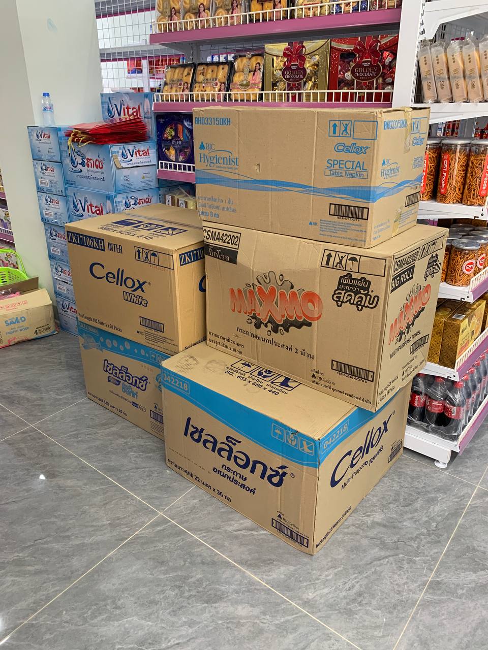 HoReCa Distribution DMP, Cellox, SPY, Hygienist Napkin, and Siam Winery Products 10